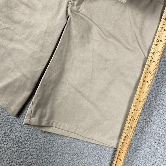 Izod Natural Stretch Husky Robusto Chino Shorts Women's Size 20 Beige New - Picture 5 of 11
